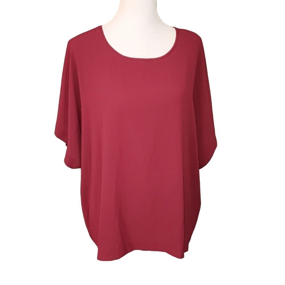 NWT Bobeau Red Top Size X-Large‎